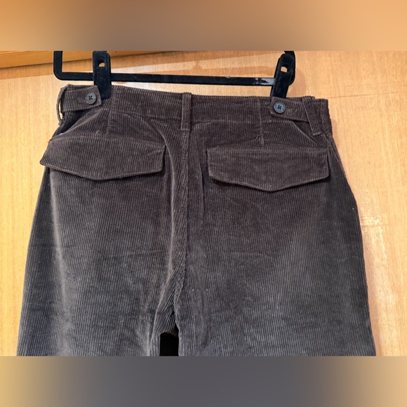 Madewell Women's Dark Brown Corduroy Pants Size 27 - Picture 9 of 9